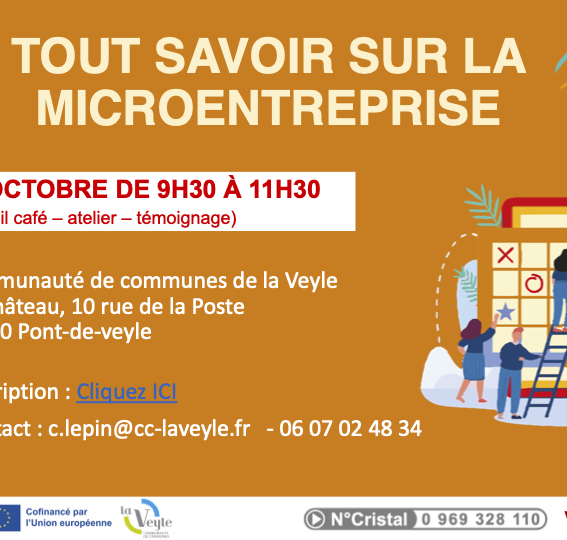Matinée « Tout savoir sur la micro-entreprise »