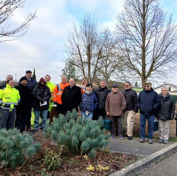 Inauguration des bacs de compostage