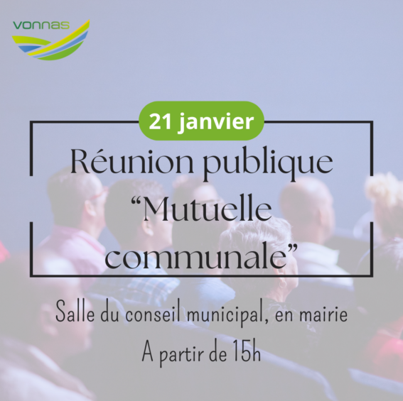 Réunion publique « Mutuelle Communal