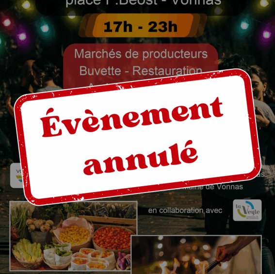 Marché des producteurs ANNULÉ