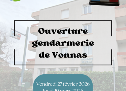 Ouverture gendarmerie Vonnas