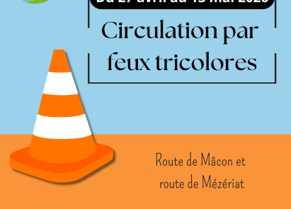 TRAVAUX – Route de Mâcon/Mézériat