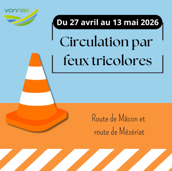 TRAVAUX – Route de Mâcon/Mézériat