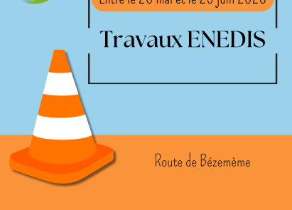 Travaux route de Bézemème
