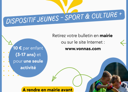 Dispositif jeunes sport et culture +