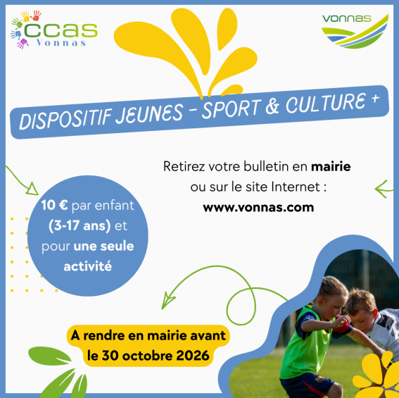 Dispositif jeunes sport et culture +