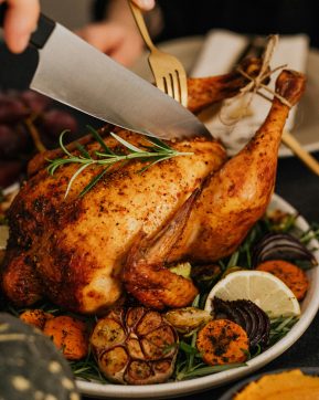 Repas « poulet de Bresse »