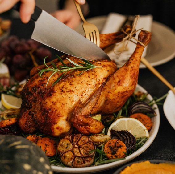 Repas « poulet de Bresse »